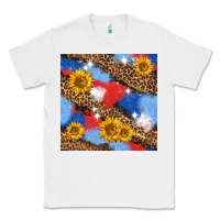 White western 4th of july seamless pattern Classic Tee - BundleAndBundleShop