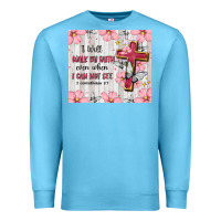 Ocean Blue christian Premium Sweatshirt - MaliasSmallBusiness