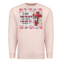 Pale Pink christian Premium Sweatshirt - MaliasSmallBusiness