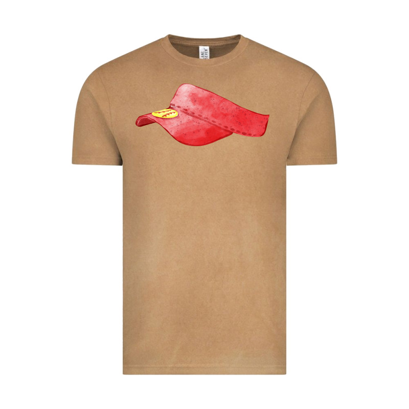 Red Softball Visor Fa Element Vintage Tee by FaDigitalArtStudio | Teevron