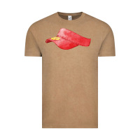 Vintage Coffee red softball visor fa element Vintage Tee - FaDigitalArtStudio