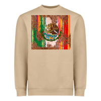 Mushroom mexican flag serape Heavyweight Sweatshirt - CTS Tumbler Store