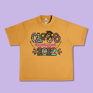 Class Dismissed 2022 Urban Heavy Tee Designed By Cowhidedigitalart