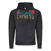 Vintage Black hot mess express Vintage Hoodie - texasbilliewilder