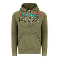 Vintage Olive hot mess express Vintage Hoodie - texasbilliewilder