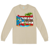 Mushroom puerto rico and flowers with frog Long Sleeve Tee - AdoDesignShop