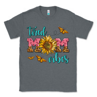 Charcoal Heather tired mom vibes Classic Tee - AdoDesignShop