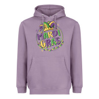 Lavender mardi gras Heavyweight Hoodie - MaliasSmallBusiness