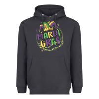 Smoke mardi gras Heavyweight Hoodie - MaliasSmallBusiness