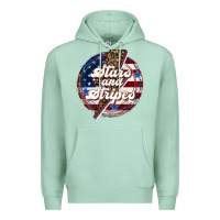 Seafoam Western Stars and Stripes 4th of July Premium Hoodie - LillyAllenDesigns