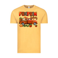 Vintage Mustard pumpkin farm truck Vintage Tee - AdoDesignShop