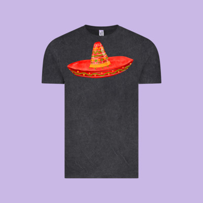 Red Sombrero Fa Element Vintage Tee Designed By Fadigitalartstudio