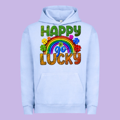 Happy Go Lucky Lgbtq+ Urban Hoodie Designed By Nancycooperartshop