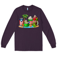 Plum puerto rico coffee cups Long Sleeve Tee - AdoDesignShop