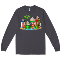 Smoke puerto rico coffee cups Long Sleeve Tee - AdoDesignShop