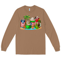 Toasted Coconut puerto rico coffee cups Long Sleeve Tee - AdoDesignShop