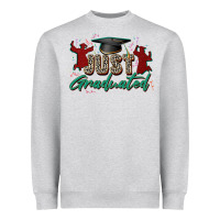 Heather Grey just graduated Heavyweight Sweatshirt - Zillion Design Studio
