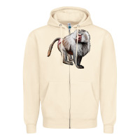Baboon Zipper Hoodie | Teevron