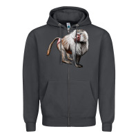 Smoke baboon Zipper Hoodie - LillyAllenDesigns