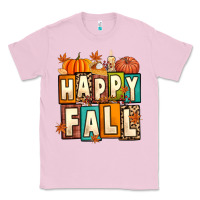 Bubblegum Pink happy fall Classic Tee - Artiststas