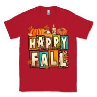 Red happy fall Classic Tee - Artiststas