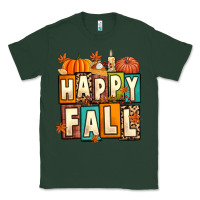 Sports Green happy fall Classic Tee - Artiststas