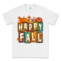 White happy fall Classic Tee - Artiststas