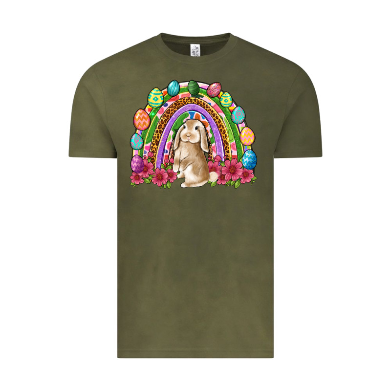 Easter Rainbow Bunny Easter Day Vintage Tee by Neo Western | Teevron