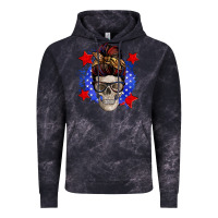 Cloud Black American mom skull Vintage Hoodie - Zillion Design Studio