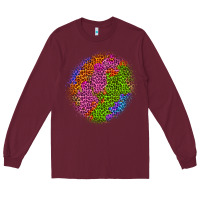 Burgundy halloween leopard patch 5 Long Sleeve Tee - BundleAndBundleShop