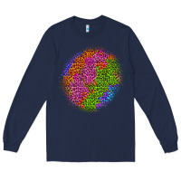 Navy halloween leopard patch 5 Long Sleeve Tee - BundleAndBundleShop
