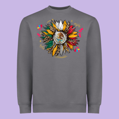 Mexican Sunflower Heavyweight Sweatshirt Designed By Cts Tumbler Store
