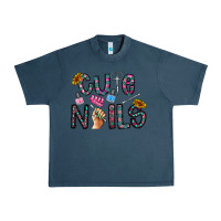 Midnight Navy cute nails Urban Heavy Tee - CowhideDigitalArt