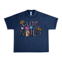 Navy cute nails Urban Heavy Tee - CowhideDigitalArt