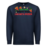 Navy i cant make everyone happy i an not a pizza Premium Sweatshirt - MaliasSmallBusiness