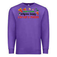 Purple i cant make everyone happy i an not a pizza Premium Sweatshirt - MaliasSmallBusiness