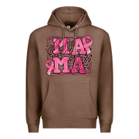 Chestnut Breast Cancer Awareness mama Premium Hoodie - LillyAllenDesigns
