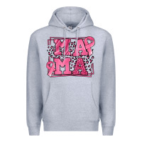 Heather Grey Breast Cancer Awareness mama Premium Hoodie - LillyAllenDesigns