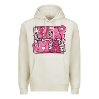 Oatmeal Heather Breast Cancer Awareness mama Premium Hoodie - LillyAllenDesigns