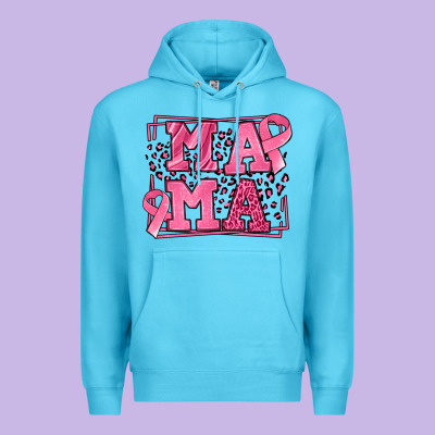 Breast Cancer Awareness Mama Premium Hoodie Designed By Lillyallendesigns