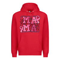 Red Breast Cancer Awareness mama Premium Hoodie - LillyAllenDesigns