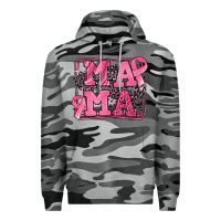Slate Camo Breast Cancer Awareness mama Premium Hoodie - LillyAllenDesigns