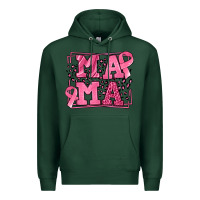 Sports Green Breast Cancer Awareness mama Premium Hoodie - LillyAllenDesigns