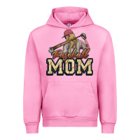 Fuchsia Pink Baseball Mom Urban Hoodie - NancyCooperArtShop