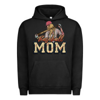 Pigment Black Baseball Mom Urban Hoodie - NancyCooperArtShop