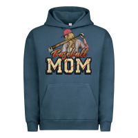 Pigment Midnight Navy Baseball Mom Urban Hoodie - NancyCooperArtShop