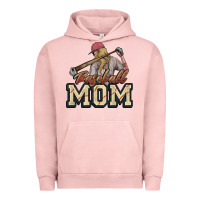 Pigment Salmon Baseball Mom Urban Hoodie - NancyCooperArtShop