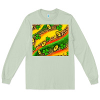 Matcha st patricks coin and shamrock Long Sleeve Tee - AdoDesignShop