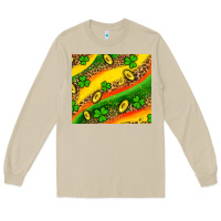 Mushroom st patricks coin and shamrock Long Sleeve Tee - AdoDesignShop