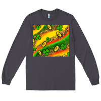 Smoke st patricks coin and shamrock Long Sleeve Tee - AdoDesignShop